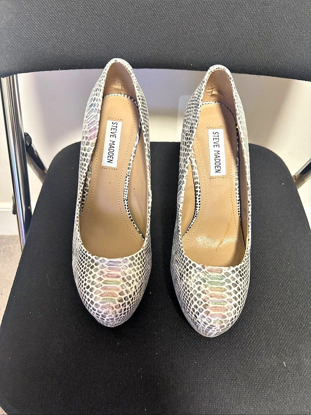 Steve Madden Animal Print Heels in Multicolor